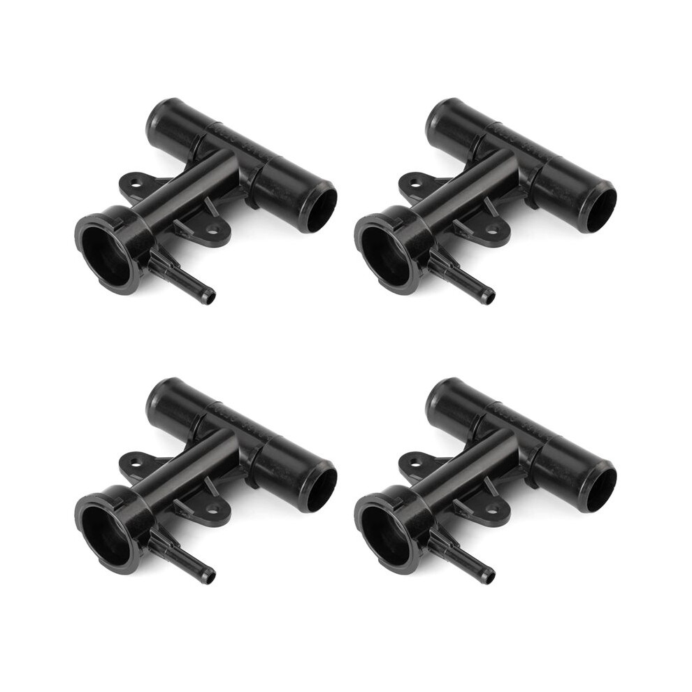 4X Car Radiator Filler Neck 21418-1Hk3a For Versa 1.6L 2012-2019 March 1.6L 2011-2022 Black 6033184587054