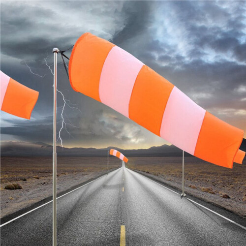 2X Reflective Windsock Outdoor Anti-Scratch and Windproof Fluorescent Reflective Windvane 2