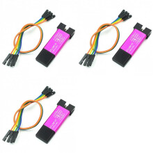 3X ST Link V2 STM8 STM32 Simulateur Télécharger la Programmation Du Programmeur avec le Câble DuPont de Couverture (Couleur Aléatoire)