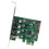 5X Low Profile 4  PCI-E to USB 3.0 HUB PCI Express Expansion Card Adapter 5Gbps USB1.1/2.0/3.0 Operating Systems 6