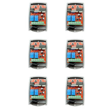 6X Universeller Garagentor-Fernbedienungsempfänger 433 MHz 12 V-24 V Elektrischer Toröffner 433,92 MHz Rolling Learning Code