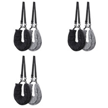 6Pack Stuffable Travel Pillow for Extra Luggage, Velvet Travel Neck Pillow with Adjustable Neck Size, Fits About Travel