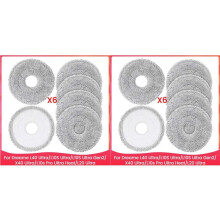 12x Mop Pads for  L40 Ultra/L10S Ultra/ L10S Ultra Gen2/X40 Ultra/L10s Pro Ultra Heat/L20 Ultra Robot Vacuum Parts