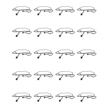 20X Car Radiator Reservoir Hose for Focus 2.0L 2012-2018 Replace Number BV618K012KF CV6Z-8K012-K