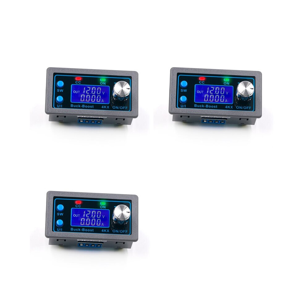 3X Buck Boost Converter Cc Cv 0.5-30V 4A 5V 6V 12V 24V Power Module Adjustable Regulated Laboratory Power Supply 4713194176845