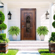 3X Artificial Ferns for Outdoors & Indoors,Large Faux Ferns Fake Boston Fern Plant for Planter Garden Porch Entrance A