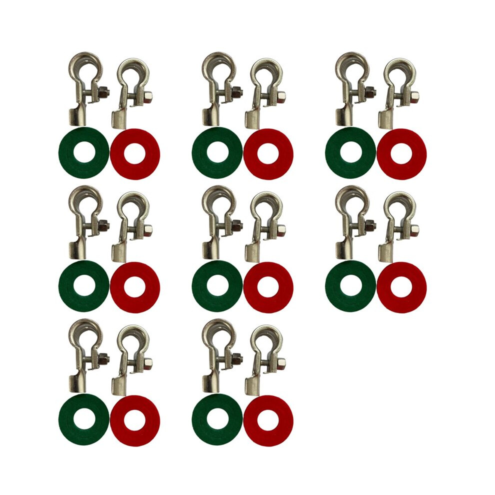 8 Pair Battery Terminals Connectors Clamps Copper Battery Terminal Kit With Battery Corrosion Terminal Protectors 17Mm 4712203233241
