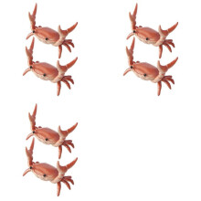 6Pcs New Cute Crab Pen Holder Weightlifting Crabs Penholder Bracket Storage Rack Gift Stationery Orange