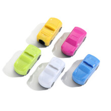 2Pcs/Lot Cartoon Car Model Pencil Sharpener Cute Single Hole Roller-blades Motorcar Student Stationery Kids School Supplies