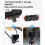 2X Support à Dégagement Rapide pour  13 Support Magnétique avec Vis 1/4 Pouce Adaptateur de Conversion D'Interface à Double Griffe Accessoires 6