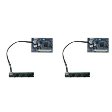 2X Kit Modulo Scheda Driver Display LCD per Monitor per Auto AV Cornice Digitale Multifunzione da 4,3 Pollici