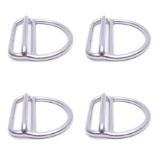 4X Scuba Diving Stainless Steel Double Gear Slot Quick Adjust D Ring Buckle Scuba Diving Weight Belt Keeper BCD