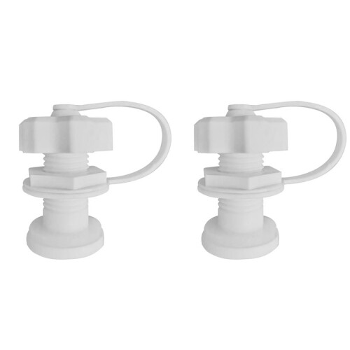 2X Cooler Drain Plug Kit Universal Replacement Cooler Drain Plug Assembly for Most Coolers with Drain Plug 1
