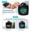 2X Projection Electronic Clock English Clock, Projection Clock Alarm Clock, LCD Projection Alarm Clock Black 5