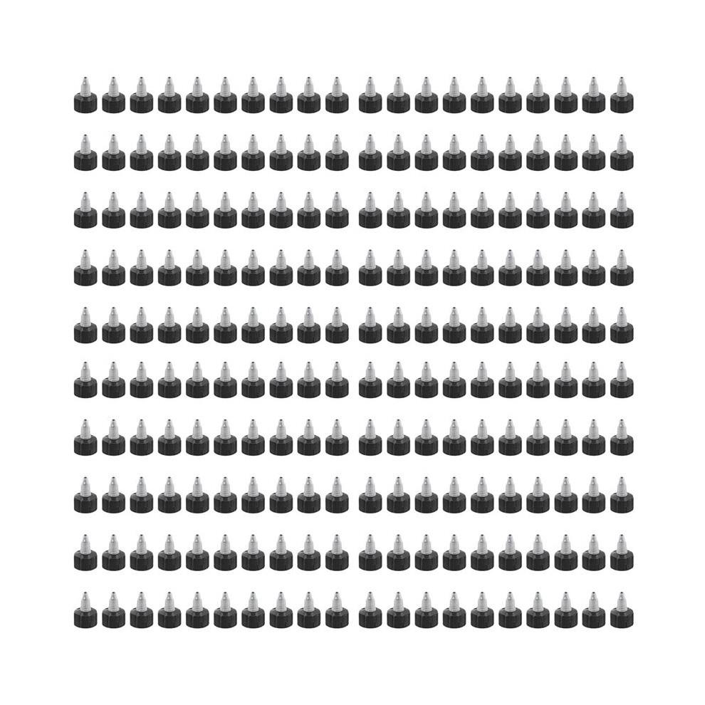 Twist Bottle Caps, 200Pcs 28-410 Squeeze Bottle Cap Replacement Caps For Water Glue Dispensing Bottles Dispensing Caps 6033698465121