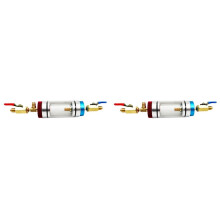 2X Auto Ar Condicionado Refrigerante Enchimento Tipo Vácuo Tanque de Água Substituição Peças de Montagem de Ferramentas de Reparo Automático