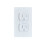 48 Pack Self-Closing Electric Outlet Covers for Child Proofing Safety Wall Socket Plates 10