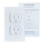 48 Pack Self-Closing Electric Outlet Covers for Child Proofing Safety Wall Socket Plates 9