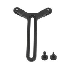 Y Shape Lens Support Bracket with Double Wheels Lens Support System 22-71.5Mm Height Adjustment for Ronin-S/Ronin-SC