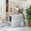 Katzentoilette mit Edelstahlschale und Schaufel 8