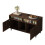 Katzentoilettenschrank mit Ablage und Sandfang, Walnuss 8