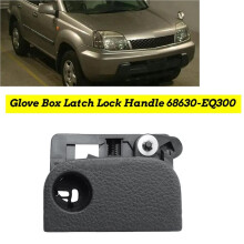 2X Auto Handschoenenkastje Klink Deksel Handvat 68630-EQ300 voor X-Trail T30 2001-2006 LHD 68630EQ300 Handschoenenkastje Slot Handvat