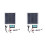 2X 100W 12V Solar Panel Kit with Charge Controller MPPT Aluminum Solar Panel for Outdoor RV Camping Boat Trailer System 1