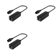 3X Vattentät Gigabit PoE 48V Till 24V PoE-Omvandlare, RJ45-Portutgång 24V/1A, IEEE802.3af/At för Passiva 24V-Enheter