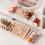 4-Pack Premium Acrylic Drawer Organizer Trays Crack-Resistant, Multi-Use Trays 5