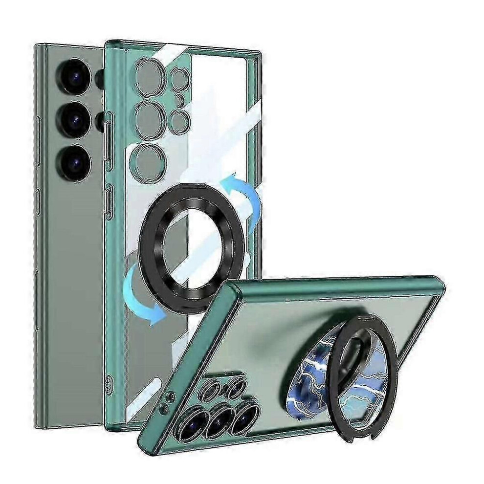 25-26 Transparent Magsafe Case For Samsung Galaxy S24 Ultra/S24 Plus/S24 -Aqwg 8273666595209