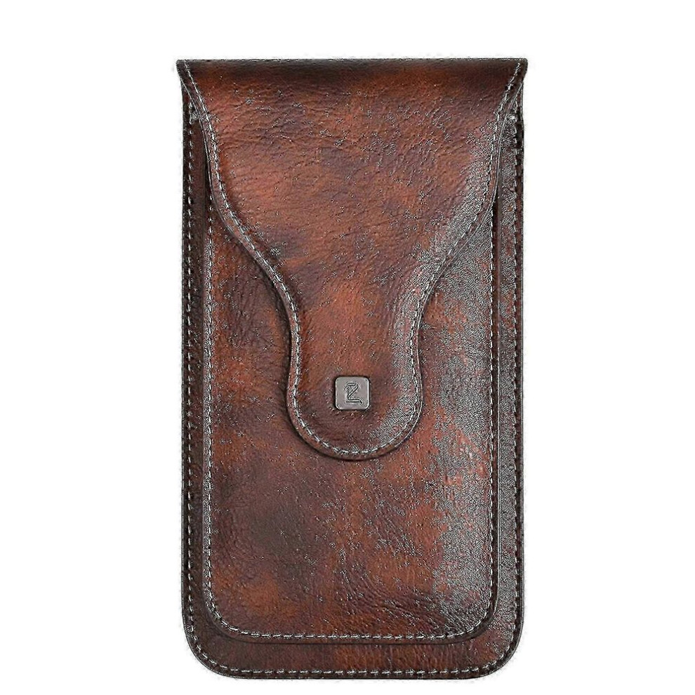 26-27 Sleek Pu Leather Waist Phone Holster - Secure Belt Clip Holder For Devices Under 6.5 Inches 4869854275400