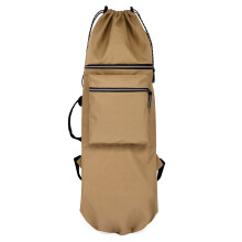 Dubbel Rocker Skateboard RyggsäCk Land Surfboard Bag Longboard Bag Skateboard BäRväSka TillbehöR,Kaki S