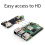 -Kompatibel med -C Multifunktionsadapter Två Strömförsörjningsmetoder Dubbel 4K-Utgång för Raspberry Pi 5 / 4B 4