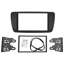 2 DIN Adapter CD Trim Panel Stereo Interface Radio Car Frame Panel Fascia för Ibiza 2008+