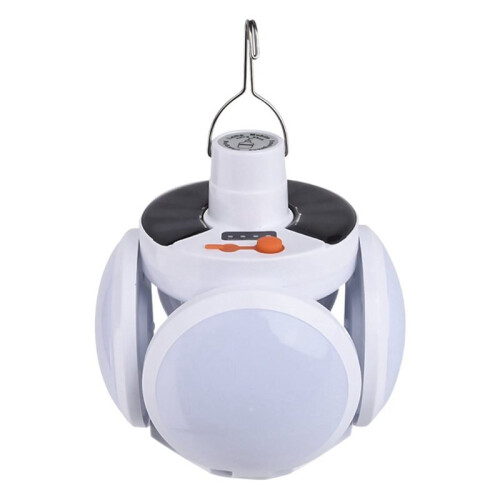 2X Camping Lantern with Hook, Waterproof LED Emergency Light - Solar Charging, Solar Lights 5 Light Modes 2