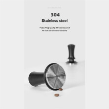 58mm Kaffe Tamper Justerbar Konstant Pulver Tamper Espresso Tråd Tamper Pulver Press Hammare med Våg