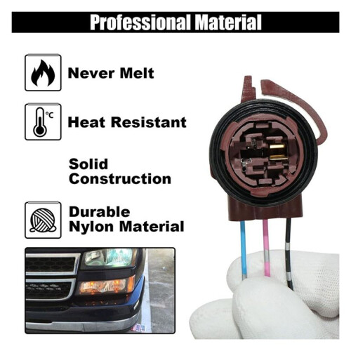 4 St 3157 Pre-Wired Harness Sockets, Bil LED-Lampor Socket Adaptrar, Bulb Pigtail Socket Plug Connectors 1