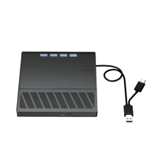 7-i-1 USB 3.0 Typ C Extern CD DVD RW Optisk Enhet DVD-Spelare Brännarläsare för Windows XP/7/8/10/11 Laptop Desktop