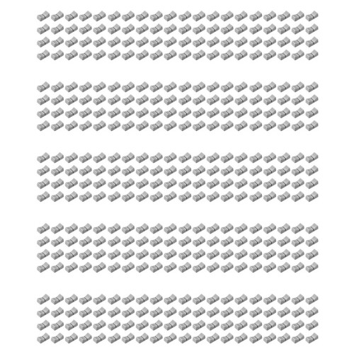 400Pcs 24mmx11mmx10mm Console Mixer Slider Fader Knobs Replacement for Potentiometer Gray Knob Black Mark
