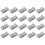 400Pcs 24mmx11mmx10mm Console Mixer Slider Fader Knobs Replacement for Potentiometer Gray Knob Black Mark 2