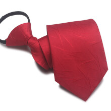 (Style 47)Boy Girl Polyester Business Tie Convenient Zipper Easy Wear Decoration Clothing