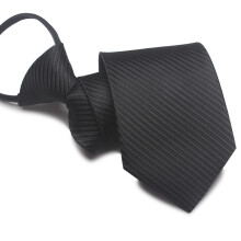 (Style 55)Boy Girl Polyester Business Tie Convenient Zipper Easy Wear Decoration Clothing