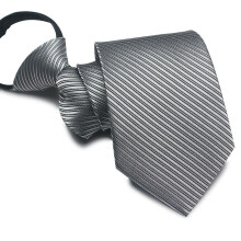 (Style 91)Boy Girl Polyester Business Tie Convenient Zipper Easy Wear Decoration Clothing