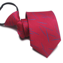 (Style 64)Boy Girl Polyester Business Tie Convenient Zipper Easy Wear Decoration Clothing