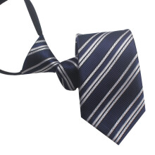 (Style 116)Boy Girl Polyester Business Tie Convenient Zipper Easy Wear Decoration Clothing