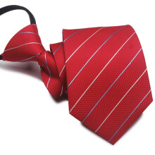 (Style 67)Boy Girl Polyester Business Tie Convenient Zipper Easy Wear Decoration Clothing