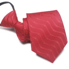 (Style 90)Boy Girl Polyester Business Tie Convenient Zipper Easy Wear Decoration Clothing