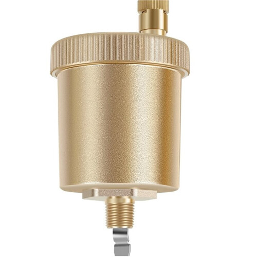 2X Automatic Air Vent Valve Kit, 1/8 Inch Automatic Air Bleed Vent, Compact Brass Automatic Float Valve 1
