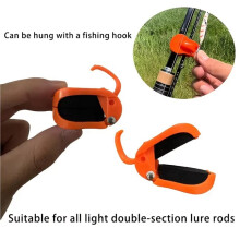 4pcs Fishing Rod Clip Multifunctional Auto Fixed Fish Poles Holder for Freshwater Rods, Secure Grip Tackle Organizer,D