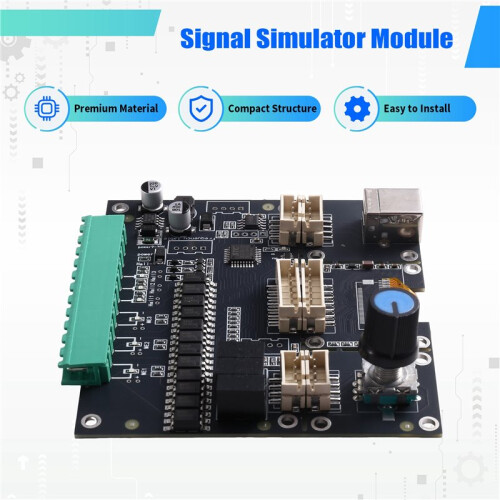 Automobile Crank Shaft Synchronization Signal Simulator Module 6-Channel Output Signal Generator Module with LED Display 1